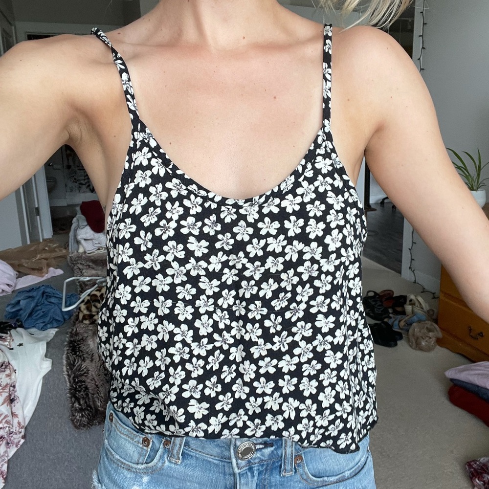 Lightweight Floral Tank
